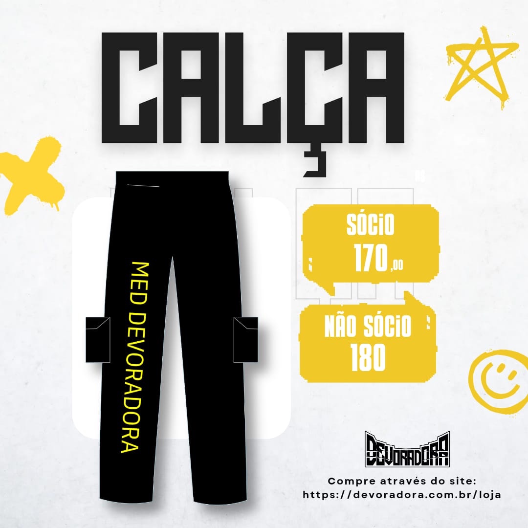 CALÇA UNISSEX – NÃO SÓCIO